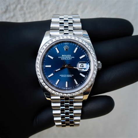 rolex bezel with 41 diamonds|Rolex datejust 41 jubilee diamond.